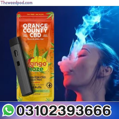 1ml Disposable CBD Vape Pen – Mango Haze (600mg) Shop Now