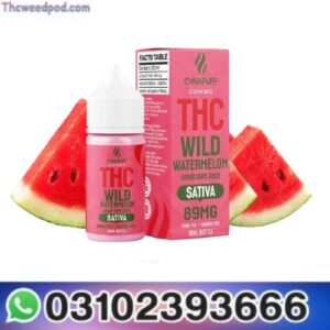 CanaPuff THC+ liquid Wild Watermelon, 89 mg, 30 ml In Pakistan
