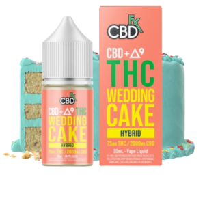 Delta-9 THC Vape Juice: Wedding Cake - Hybrid