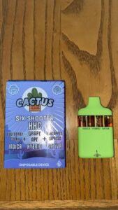 Cactus Labs | Disposable Vape 3 Flavors in 1 | Six Shooter | HHC | 6 grams