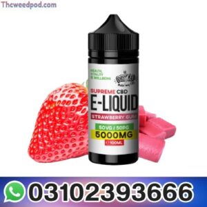 CBD E-Liquid 10000MG Strawberry Gum Price In Pakistan