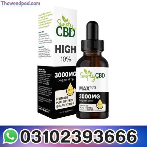 Pure CBD Isolate Oil THC Free - from 1.7% Strength (30ml)