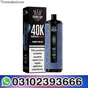 AL FAKHER CROWN BAR MEGA MAX BERRY BLUE ICE 40000 PUFFS