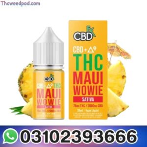 CBD + Delta-9 THC Vape Juice: Maui Wowie – Sativa In Pakistan