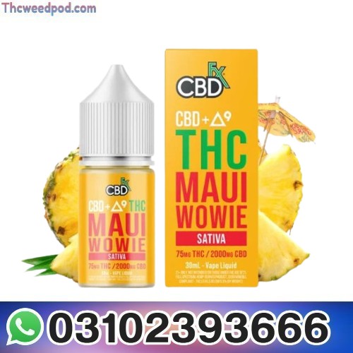 CBD + Delta-9 THC Vape Juice: Maui Wowie – Sativa In Pakistan