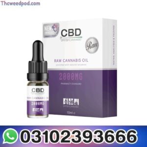 RAW 100% Cannabis Oil (10ml CBD Oral Dropper) – 2000mg