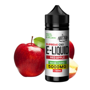 Supreme CBD E-Liquid 10000MG Red Apple