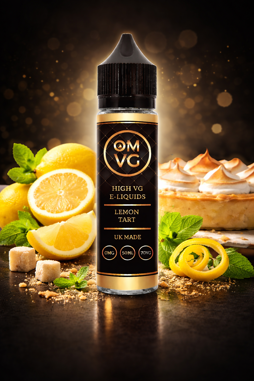 Lemon Tart Shortfill E Liquid 50ml by OMVG