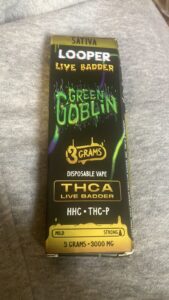 Looper Live Badder Green Goblin Disposable