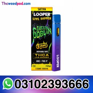 Looper Live Badder Green Goblin Disposable
