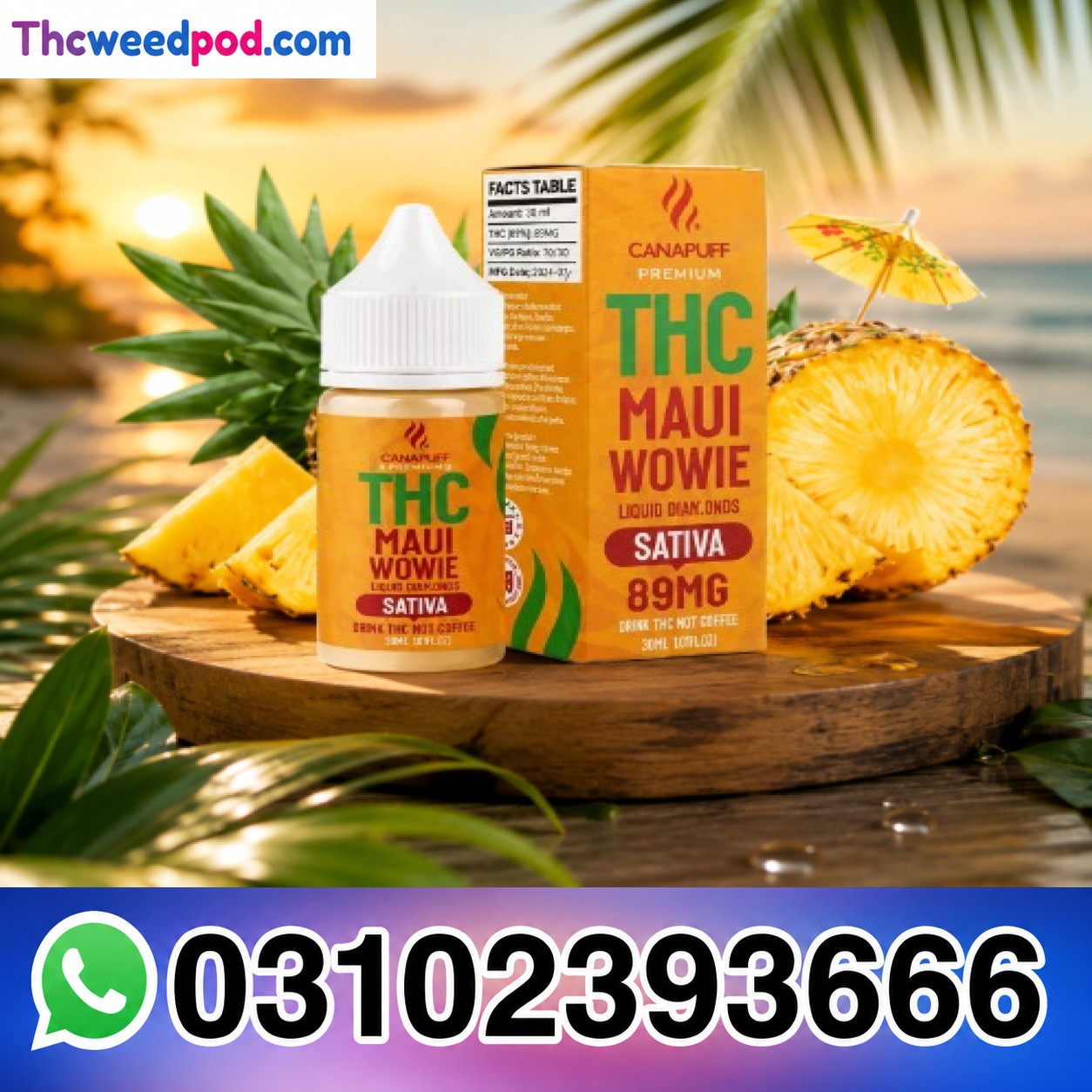 THC liquid Maui Wowie In Lahore